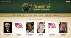 Desktop Screenshot of fitzpatrick-funeralhome.com